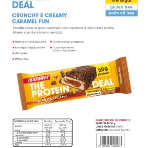 Produktbild ENERVIT PROTEIN DEAL Crunchy&Creamy Caramel Fun 25 x 55 g