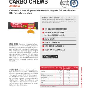 Produktbild ENERVIT C2:1 Carbo Chews Orange, 30 x 34 g(6 candies)