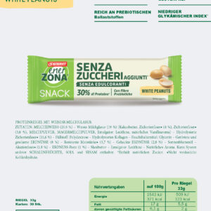 Produktbild ENERZONA Snack White Peanuts, 30 x 33 g