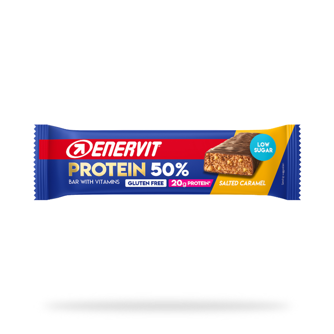 Produktbild ENERVIT PROTEIN BAR 50 % Salted Caramel, 30 x 40 g