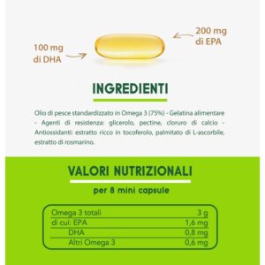 Produktbild ENERZONA Omega 3, 180x0.5g Kapseln