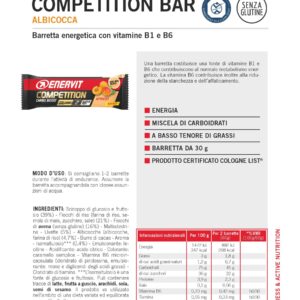 Produktbild ENERVIT Competition Bar Aprikose, 25 x 30 g