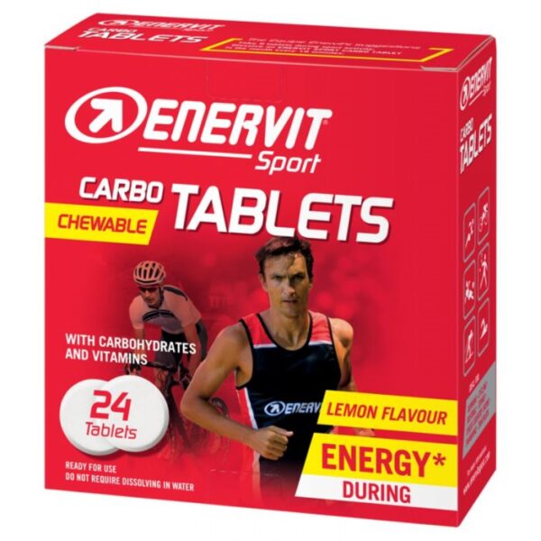 Produktbild ENERVIT Carbo Tablets Lemon, 24 x 4 g