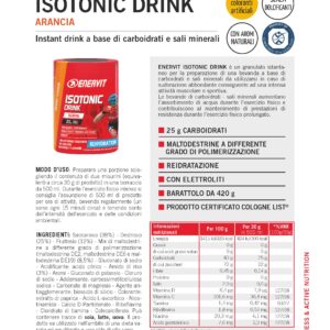 Produktbild ENERVIT ISOTONIC DRINK Orange, 420 g