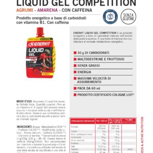 Produktbild ENERVIT LIQUID GEL Competition Zitrus+Koffein, 18 x 60 ml