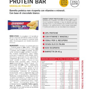 Produktbild ENERVIT PROTEIN BAR Vanilla-Yogurt 28%, 25 x 40 g