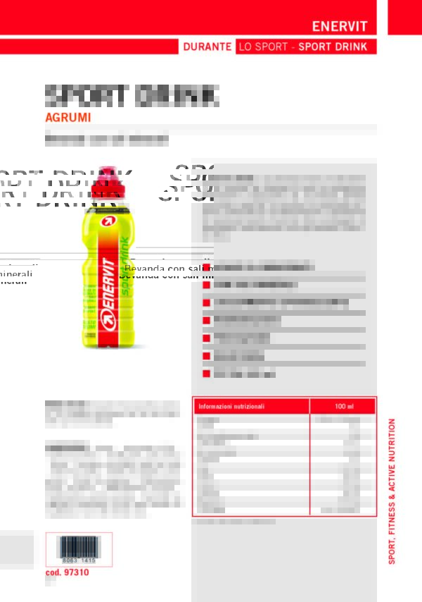 Produktbild ENERVIT Sport Drink Agrumi/Citrus, 12 x 500 ml