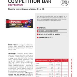 Produktbild ENERVIT Competition Bar Red Fruits, 25 x 30 g