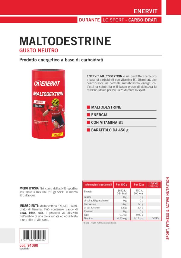 Produktbild ENERVIT MALTODEXTRIN neutral, 450 g
